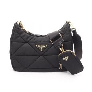 Prada TESSUTO QUILTING shoulder bag nylon black